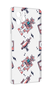 Чехол MyPads мини-роботы для Huawei Nova Y61 / Huawei Enjoy 50z