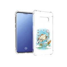 Чехол MyPads Tocco для Samsung Galaxy S10E Счастливый чемодан (PT145748.492.166)