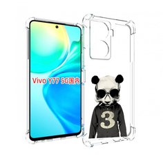 Чехол MyPads Панда-в-костюме для Vivo Y77 5G