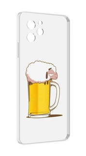Чехол MyPads кружка пива для Huawei Nova Y61 / Huawei Enjoy 50z