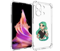 Чехол MyPads рапунцель-в-тату женский для Oppo Reno 9/Reno 9 Pro