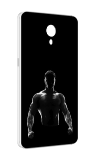 Чехол MyPads накаченный мужчина в тени мужской для Meizu M3 Note