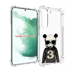Чехол MyPads Панда-в-костюме для Samsung Galaxy S23 Plus +