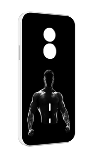 Чехол MyPads накаченный мужчина в тени мужской для Doogee S51