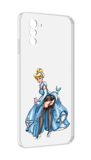 Чехол MyPads девушка-в-платье-красивая женский для UleFone Note 12 / Note 12P
