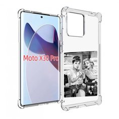 Чехол MyPads тату мастер для Motorola Moto X30 Pro