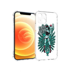 Чехол MyPads Tocco для Apple iPhone 13 нарисованная девушка в татуировках