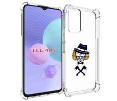 Чехол MyPads девушка в маске с топорами рисунок для TCL 405