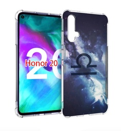 Чехол бампер MyPads знак зодиака весы 5 для Honor 20 Honor