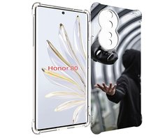 Чехол MyPads Сними-маску для Honor 80