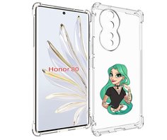 Чехол MyPads рапунцель-в-тату женский для Honor 80