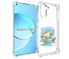 Чехол MyPads Счастливый чемодан для Realme 10