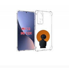 Чехол бампер MyPads парень в шляпе в оранжевом кружке для Xiaomi