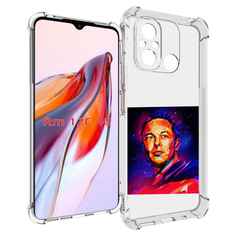 Чехол MyPads Илон-Маск для Xiaomi Redmi 12C / Poco C55