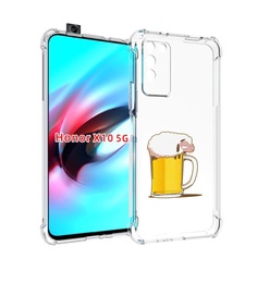 Чехол MyPads кружка пива для Honor X10
