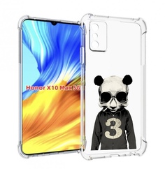Чехол MyPads Панда-в-костюме для Honor X10 Max