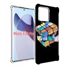 Чехол MyPads Кубик-Рубика для Motorola Moto X30 Pro