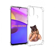 Чехол бампер MyPads девушка-в-купальнике-с-маской-кошки женский