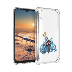 Чехол бампер MyPads девушка-в-платье-красивая женский для Honor