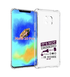 Чехол MyPads не-пей-один-дома для Huawei Mate 20 Pro/Mate 20 RS 6.39