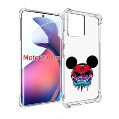 Чехол MyPads микки в маске для Motorola Moto S30 Pro