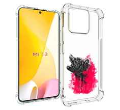 Чехол MyPads медведь в дымке для Xiaomi 13