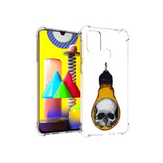 Чехол MyPads Tocco для Samsung Galaxy M31 череп в лампочке (PT147019.488.676)