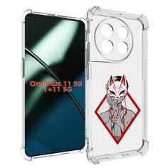 Чехол MyPads девушка в маске япония для OnePlus 11