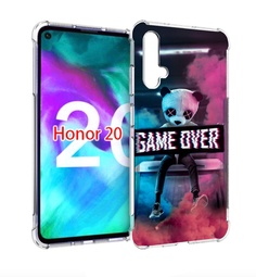 Чехол бампер MyPads картина-панда для Honor 20