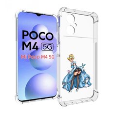 Чехол MyPads девушка-в-платье-красивая женский для Xiaomi Poco M4 5G