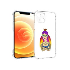 Чехол MyPads Tocco для Apple iPhone 13 девушка в татуировках с короной (PT163239.611.305)