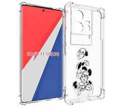 Чехол MyPads человек с разными масками для Vivo iQOO 11