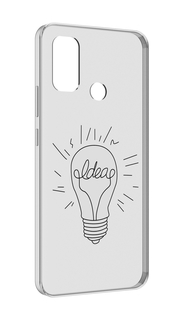Чехол MyPads лампочка-с-идеей для UleFone Note 10P/Note 10