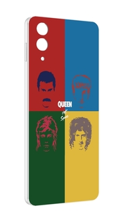 Чехол MyPads hot space queen альбом для Samsung Galaxy Z Flip 4 (SM-F721)