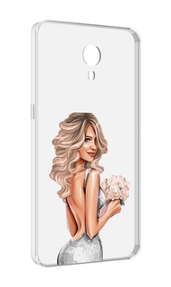 Чехол MyPads Роскошное-платье женский для Meizu M3 Note