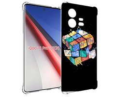 Чехол бампер MyPads Кубик-Рубика для Vivo iQOO 11 Pro противоуда...