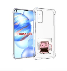 Чехол бампер MyPads кружка для Honor 30 (BMH-AN10) противоударный