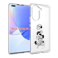 Чехол MyPads человек с разными масками для Huawei Nova 10 Pro противоударный