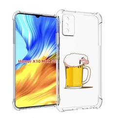 Чехол MyPads кружка пива для Honor X10 Max