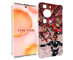 Чехол MyPads Тони-Старк-и-костюмы для Huawei P60