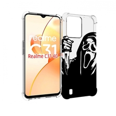Чехол MyPads крик-с-ножом для OPPO Realme C31