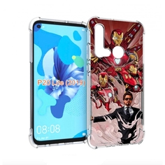Чехол бампер MyPads Тони-Старк-и-костюмы для Huawei P20 Lite (20