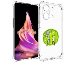 Чехол MyPads рик-и-морти-в-кружке для Oppo Reno 9/Reno 9 Pro