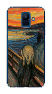 Чехол Awog на Samsung Galaxy A6 "Девушка с татуировками"