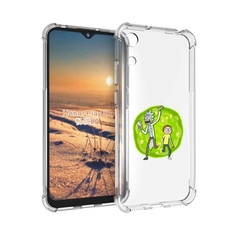 Чехол бампер MyPads рик-и-морти-в-кружке для Honor 8A