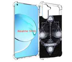 Чехол MyPads знак зодиака весы 2 для Realme 10