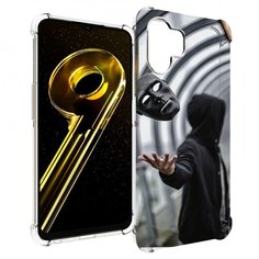 Чехол бампер MyPads Сними-маску для Realme 10 5G противоударный