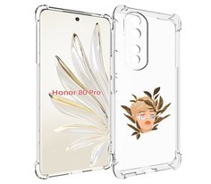 Чехол MyPads лицо-с-патчами для Honor 80 Pro