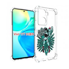 Чехол MyPads нарисованная девушка в татуировках для Vivo Y77 5G