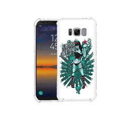 Чехол MyPads Tocco для Samsung Galaxy S8 нарисованная девушка в татуировках
